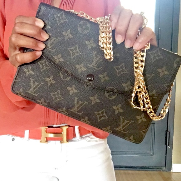 ๐SOLD๐๐ฏLOUIS VUITTON DOUBLE RABAT SHOULDER BAG - Picture 5 of 8