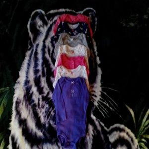 7-Variety of long sleeve onesies.