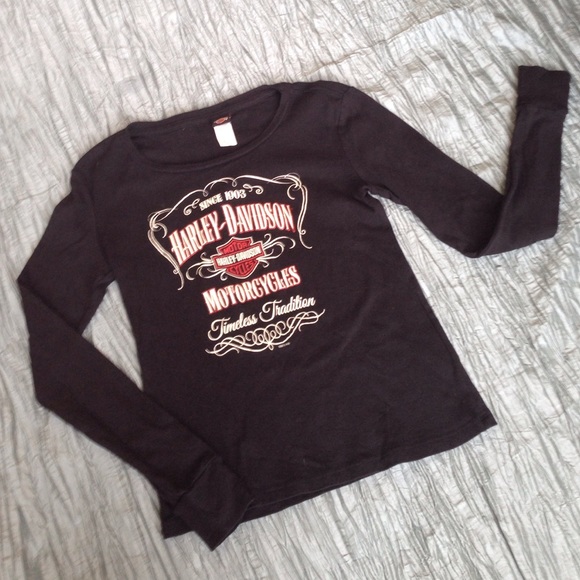 Harley-Davidson Tops - Harley-Davidson long sleeve top motorcycle Florida