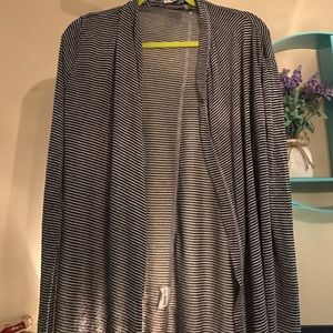 Black and white stripe Billabong sweater