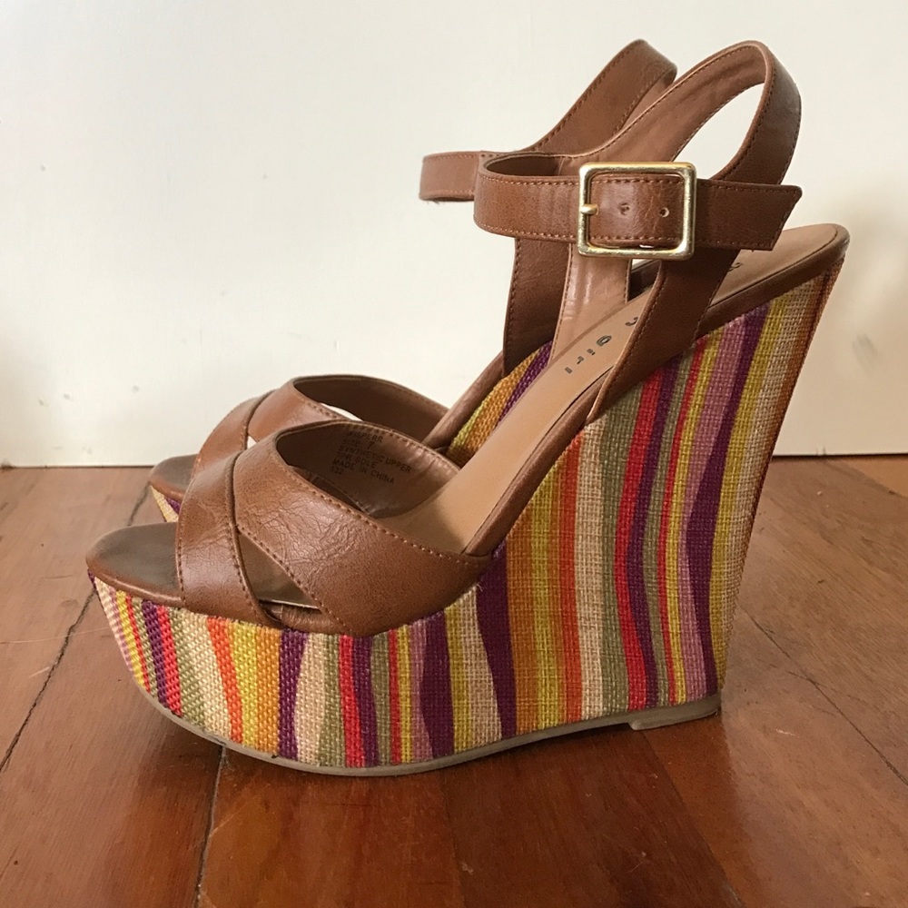 Colorful Madden Girl Wedges