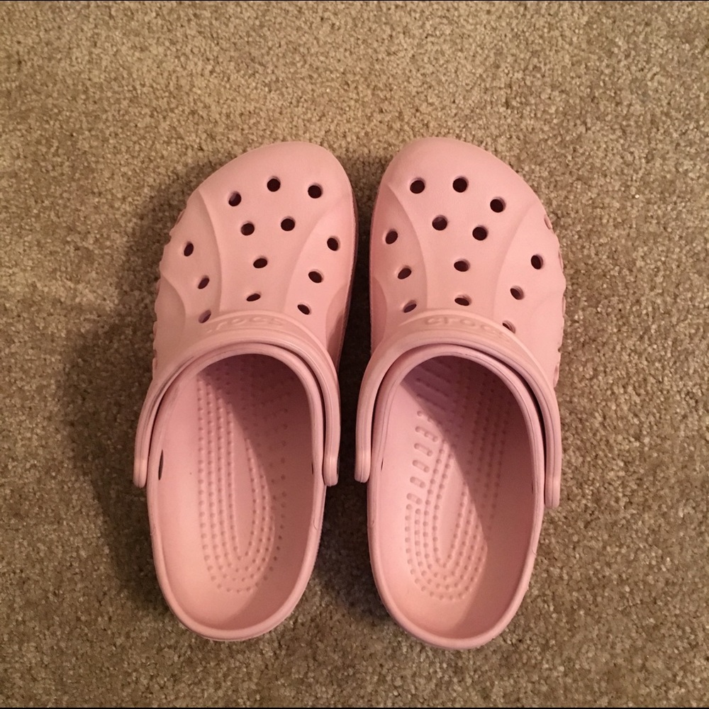 Pink Crocs