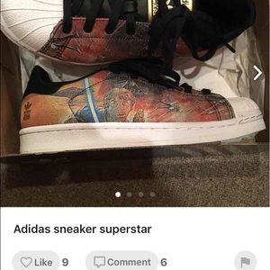 Adidas superstar, brand new, brown n black