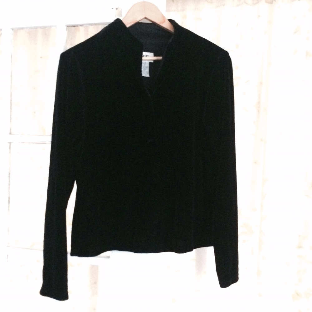 Vintage crushed velvet button up shirt