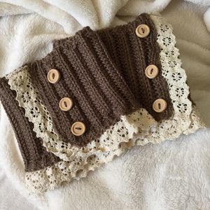 Crochet boot cuffs