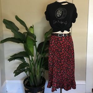 Vintage Floral Skirt