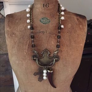 One of a kind, unique necklace. Vintage Inspired