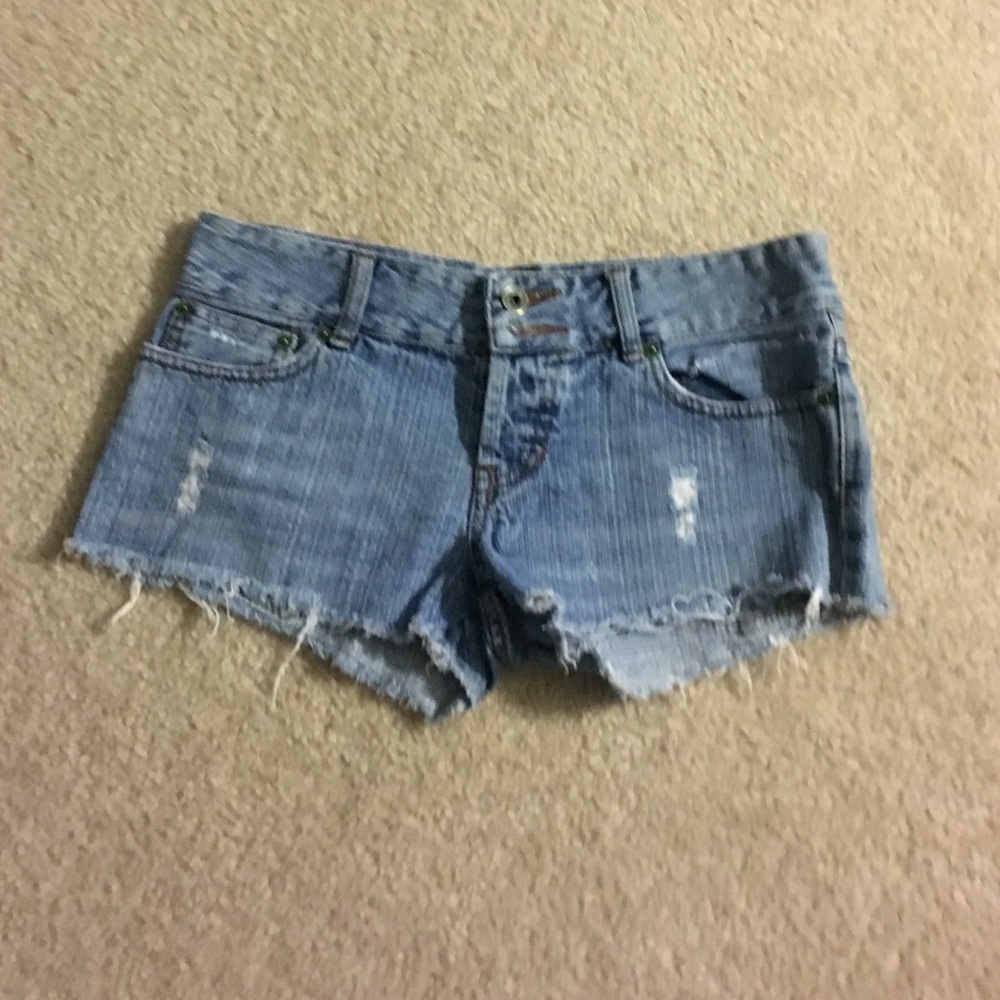 Denim shorts