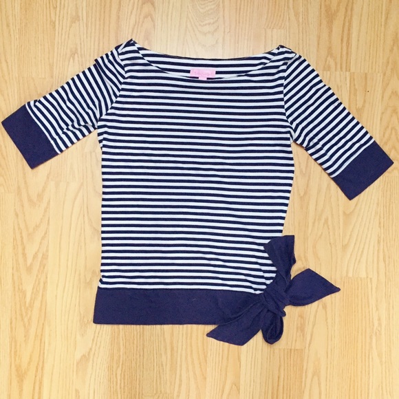 Lilly Pulitzer Tops - Lilly Pulitzer Nautical Striped Shirt