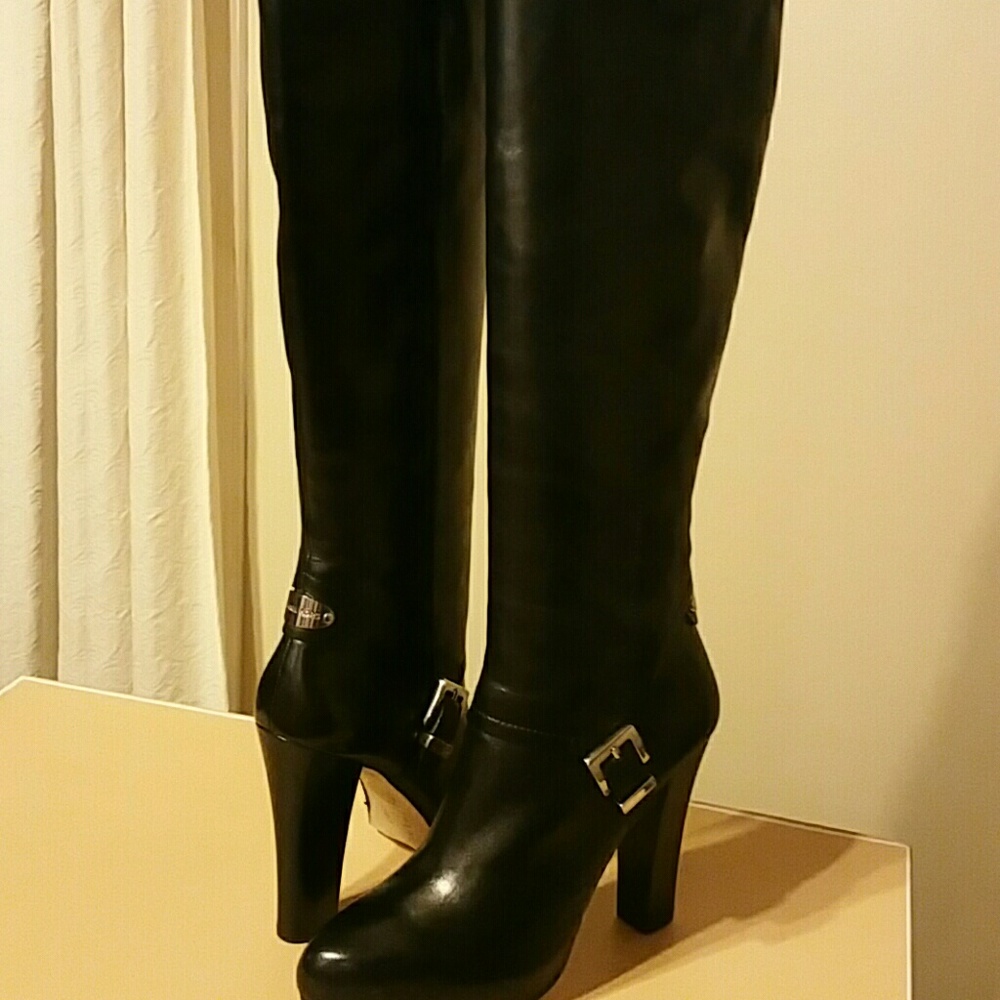 Blk boots Michael Kors