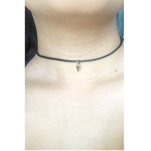 Choker with Small Gold Triangle