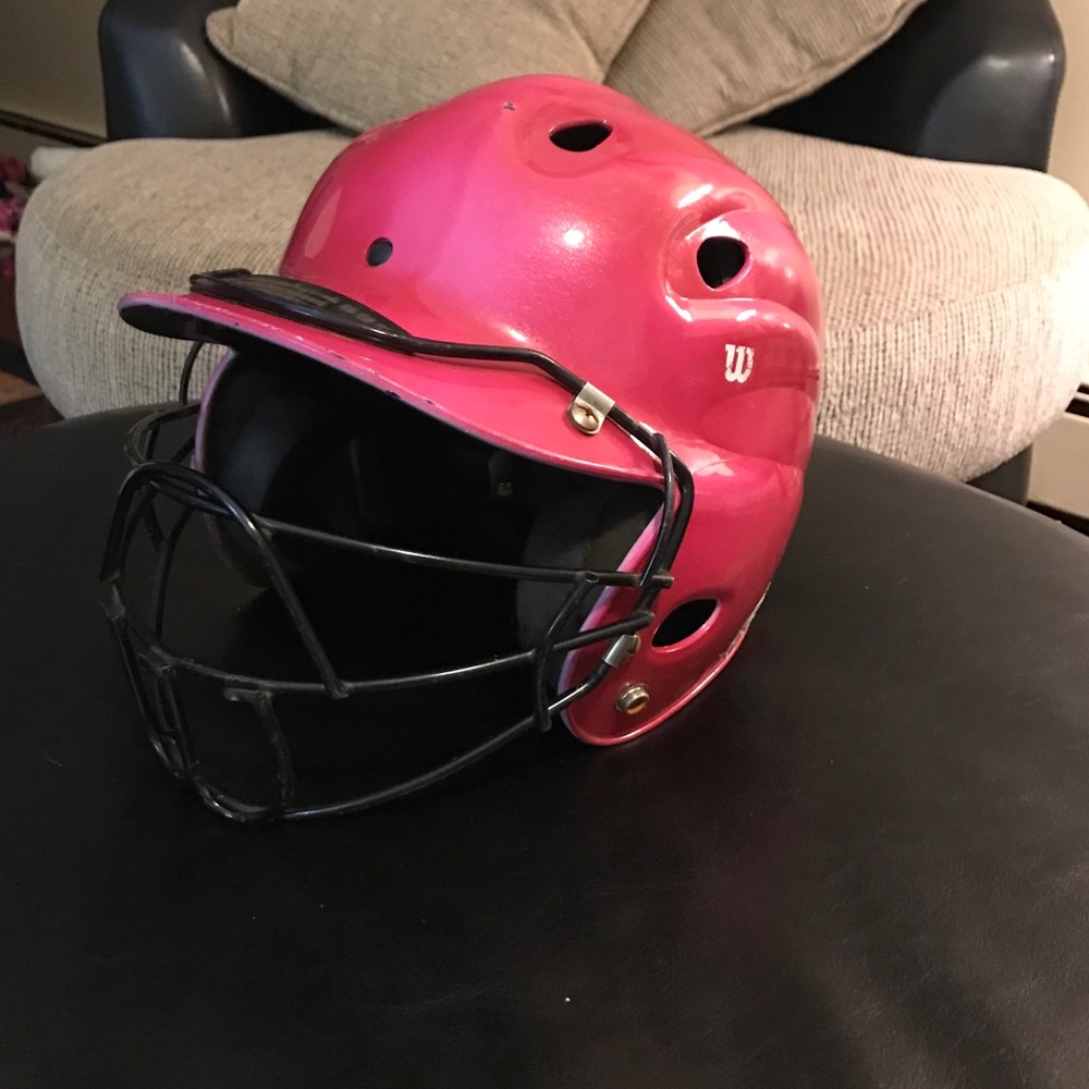 Girls batting helmet
