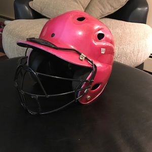 Girls batting helmet
