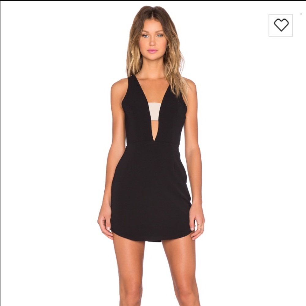 NBD "x Navens Twins Details Dress in Black"