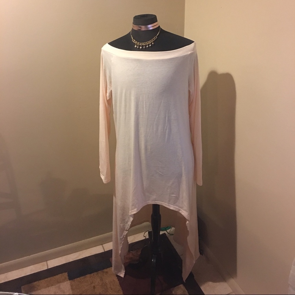 Sexy! Fashion Trend! Off The Shoulder, Maxi Shirt