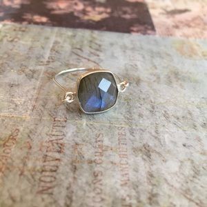 🆕Labradorite • Sterling Silver Wire Ring