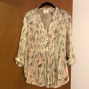 Anthropologie Maeve Bird  Top