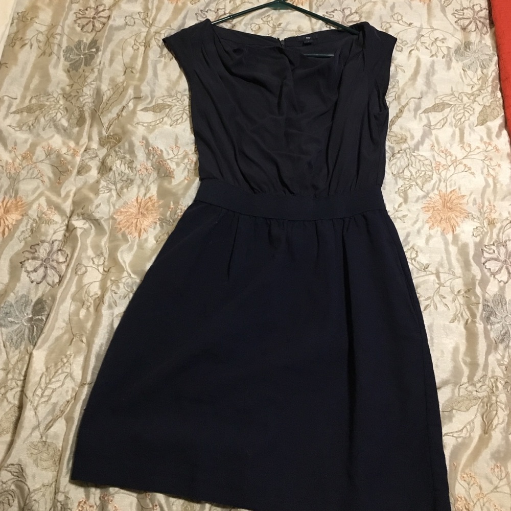 Dark blue dress