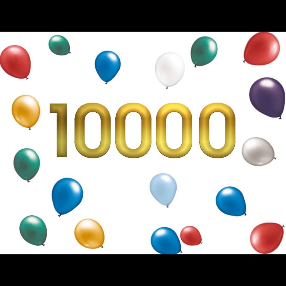 🎉🎉🎉Woohoo!!! 10,000 followers!!!🎉🎉🎉