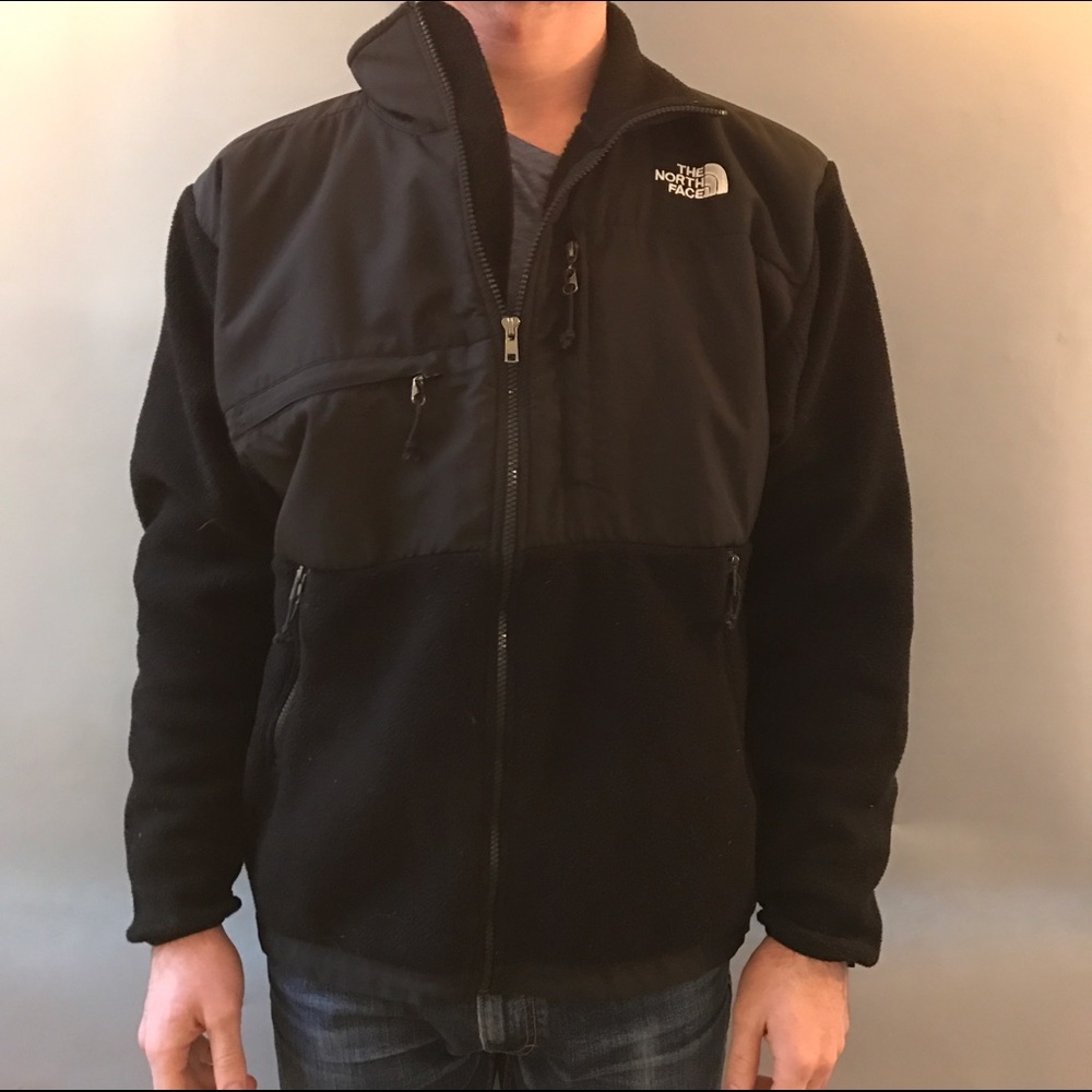 North Face Black Fleece Zip Up Jacket