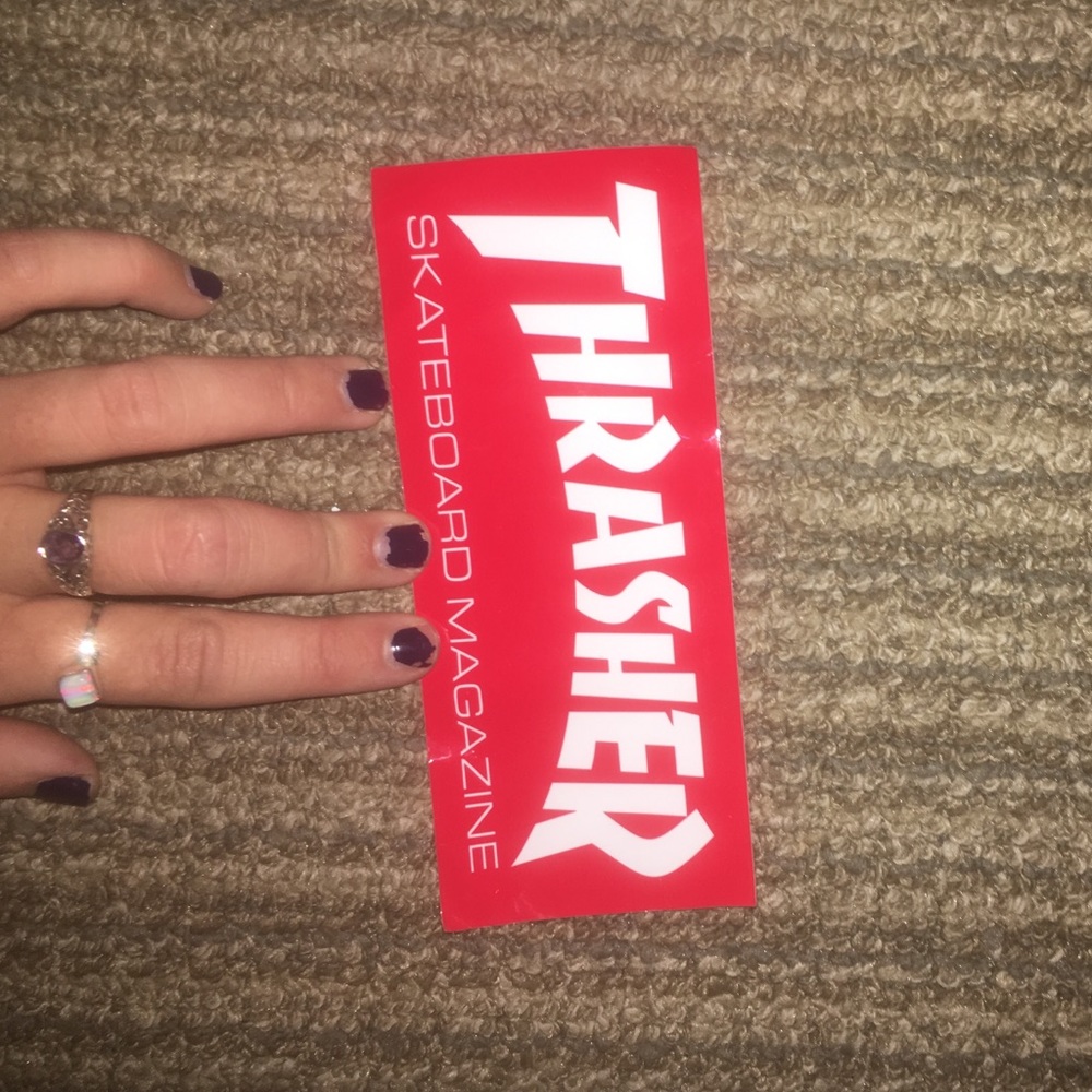 thrasher sticker
