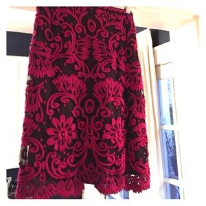 Anthropologie brand Baraschi high-wasted skirt