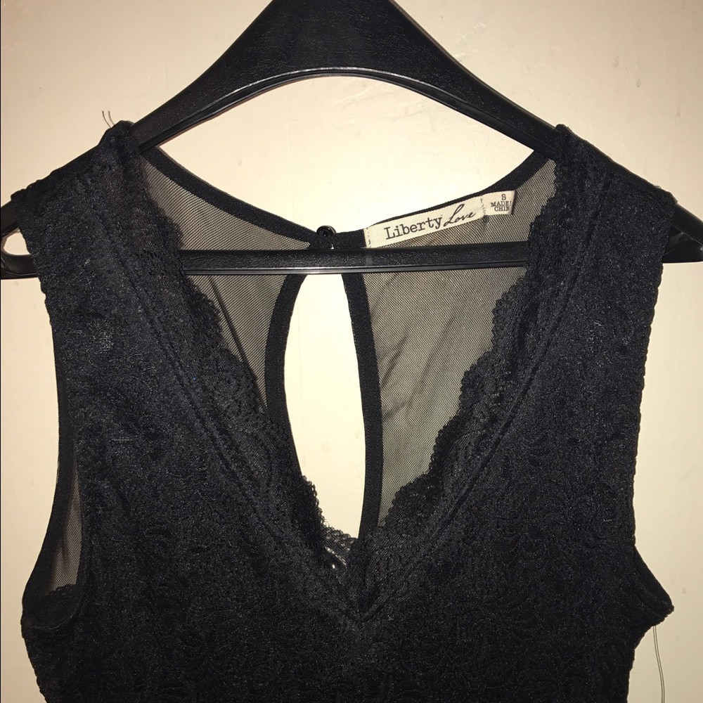Black lacy Mini dress