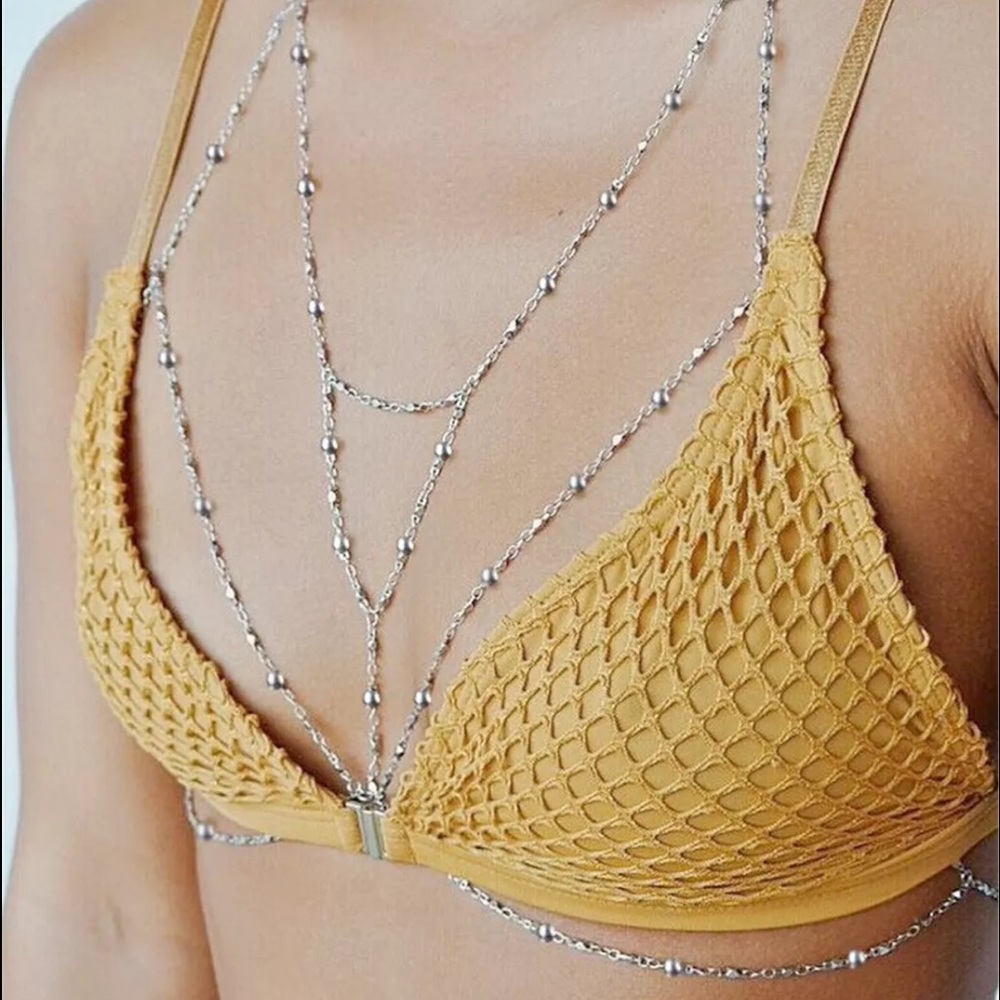 New✨Silver Boho Body Chain - Picture 2 of 4