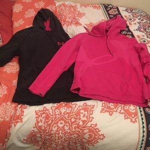 Two Under Armour Sweatshirts