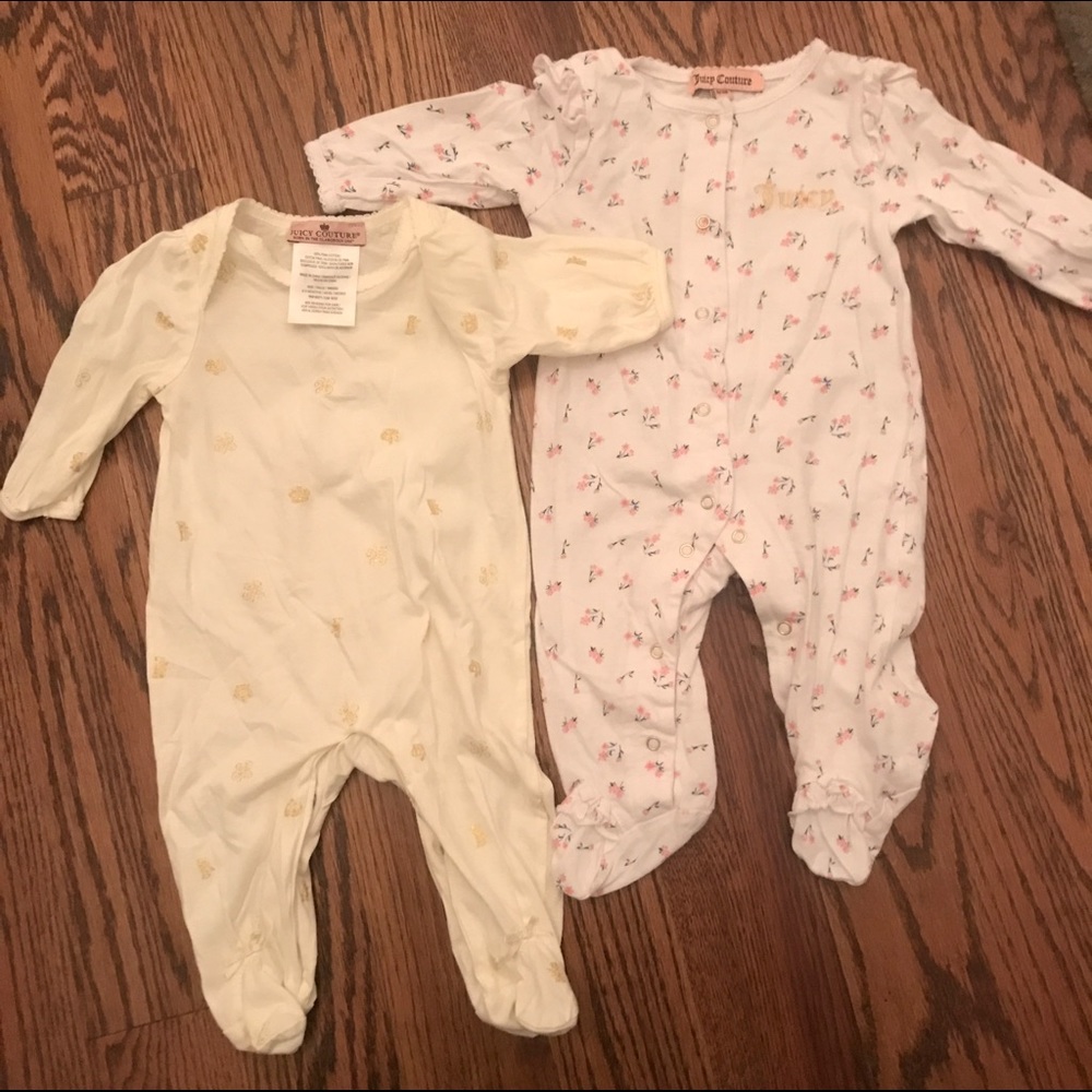 Juicy Couture one piece outfits 0/3 months
