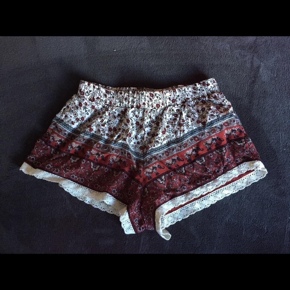 forever 21 flowy shorts
