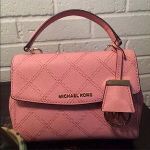 Michael Kors pale pink xs Ava crossbody