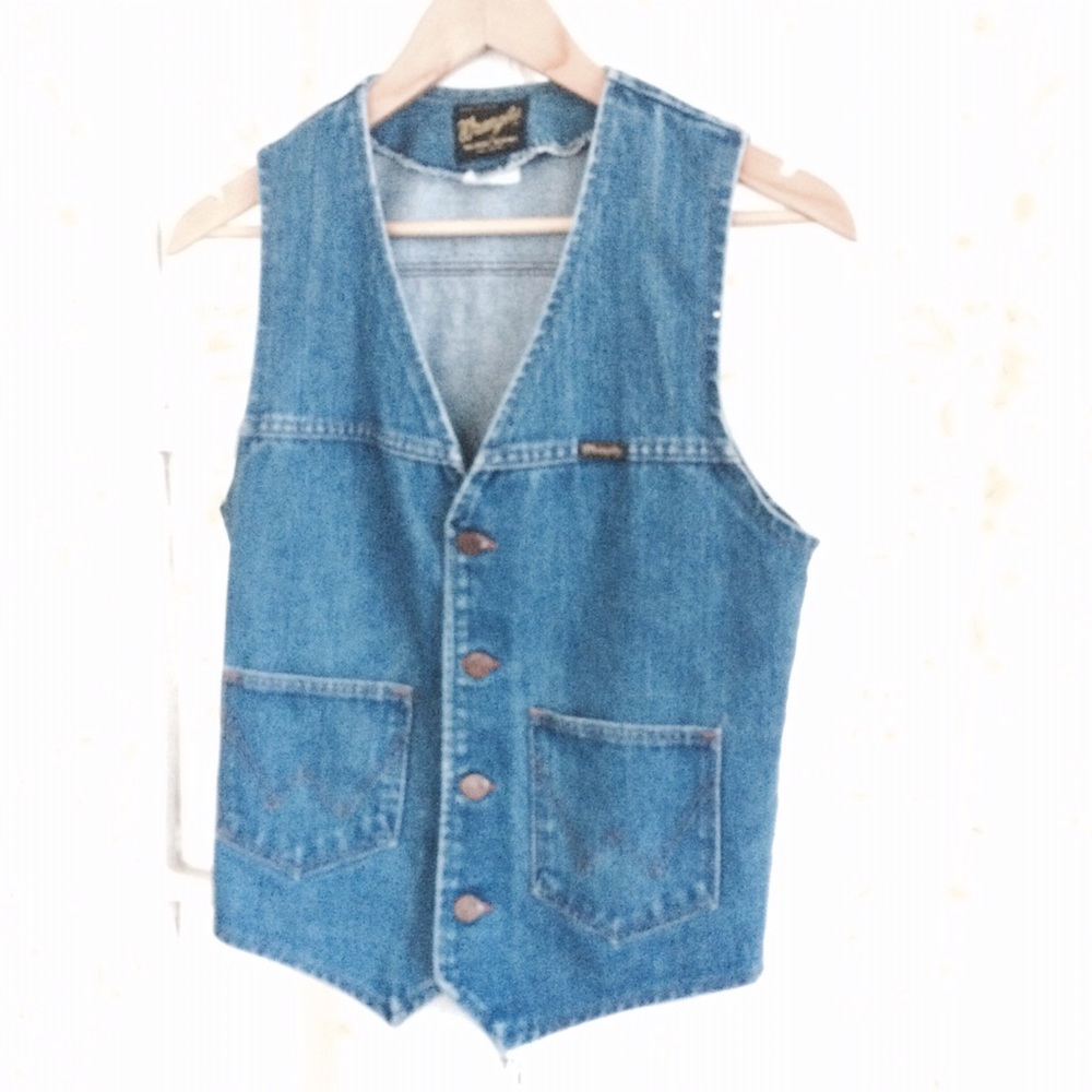 Wrangler Denim vest - unisex - vintage