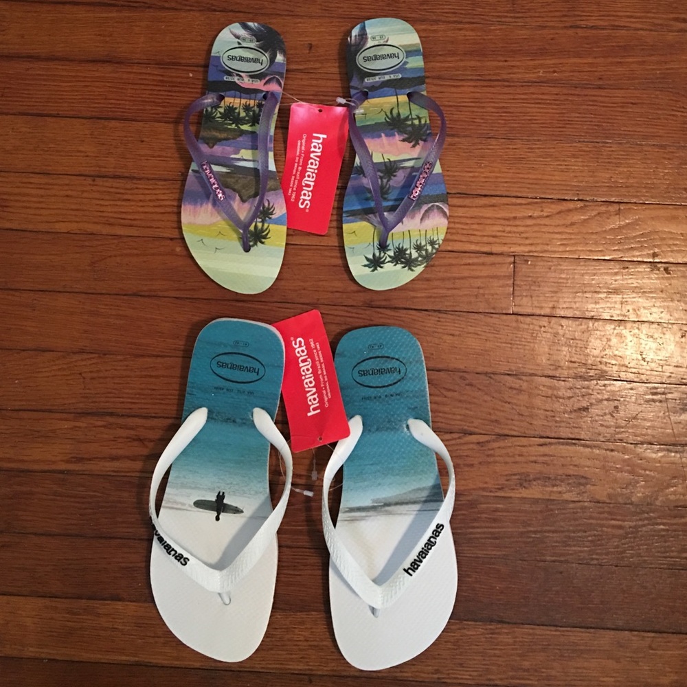 NWT Men's and Women's Havaianas Flip flops