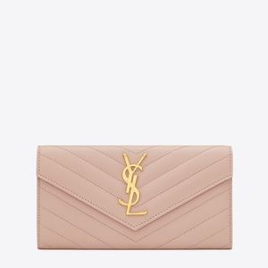 Chic YSL chevron clutch