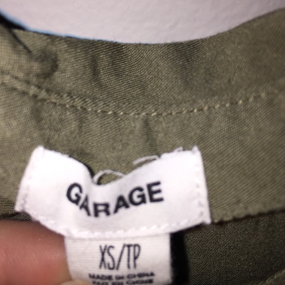 Garage army green blouse - Picture 3 of 3