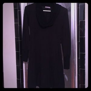 Black sweater dress