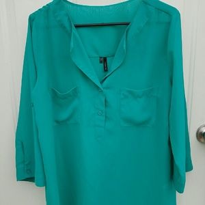Maurices teal blouse