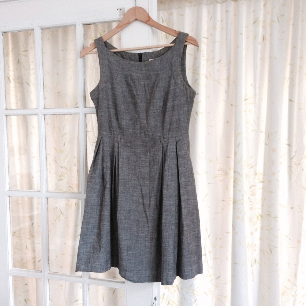 Heather grey dress - mod style