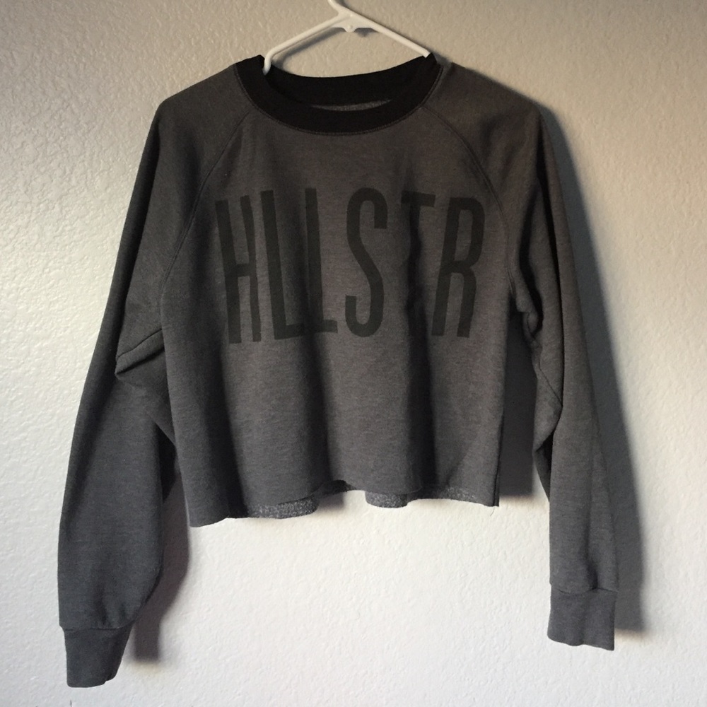 hollister crop sweater