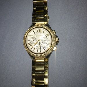 Michael Kors gold watch womens