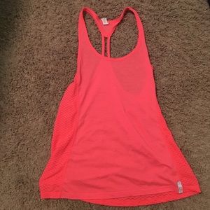 Under Armour neon orange tank top