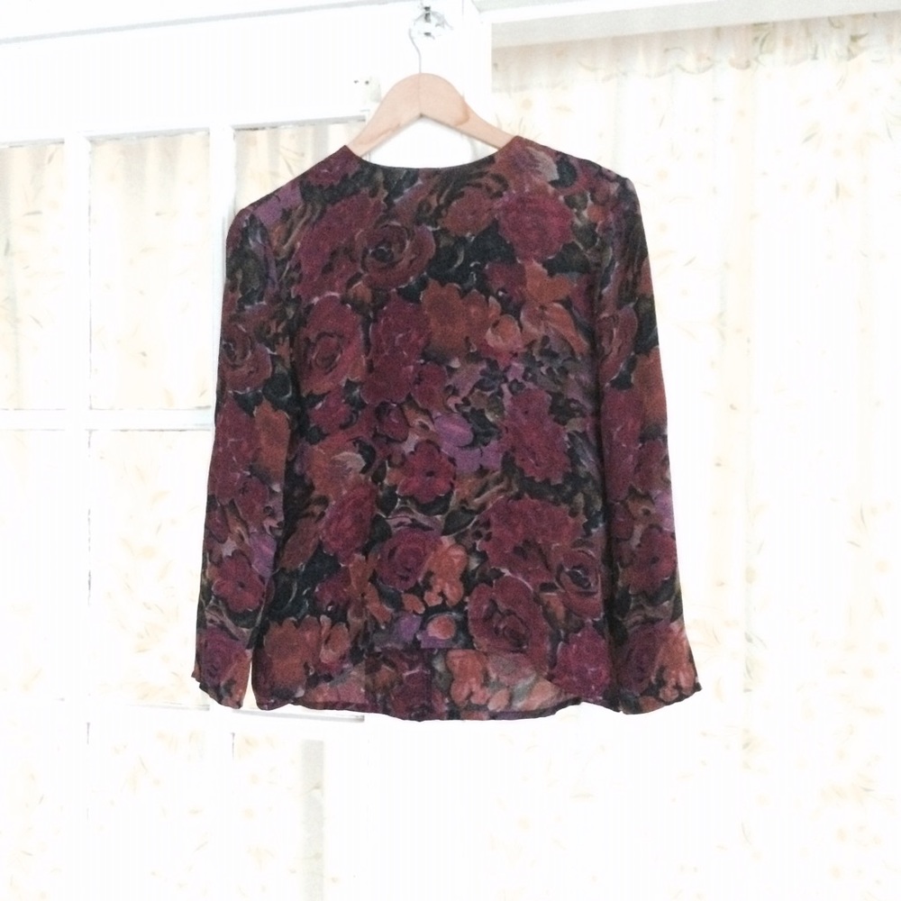 Floral top.