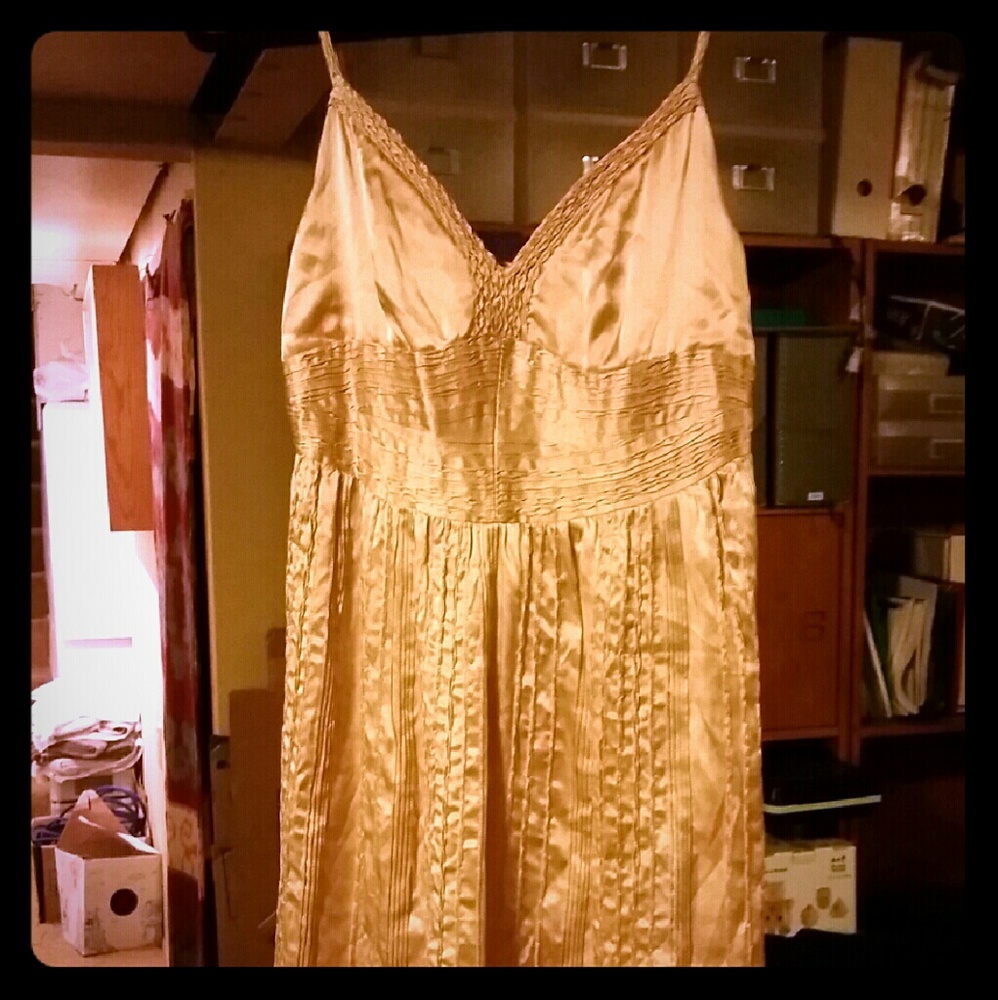 Gold Malandrino dress