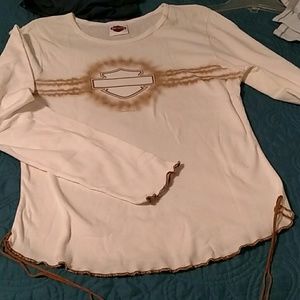 Ladies Harley Davidson long sleeve T-shirt