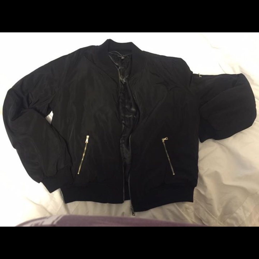 Kendall + Kylie black bomber--NWOT/ Never worn