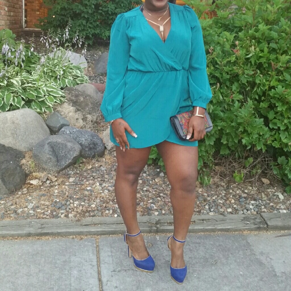 Sexy grenn green dress