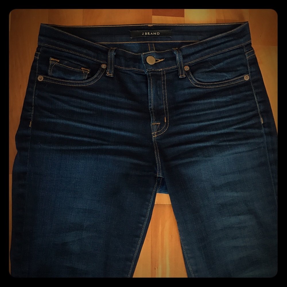 ❤️ J Brand Skinny Jeans, 9" Rise, Dark Wash