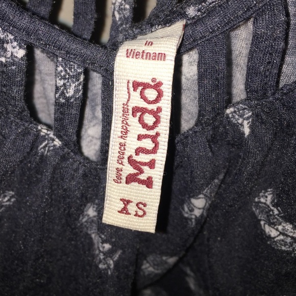 Navy Elephant Tank Top - Picture 3 of 4