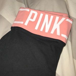 Victoria secret pink cropped yogas